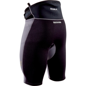 2023 GUL Mens Code Zero 3mm Neoprene Shorts CZ8305-B9 - Black / Grey